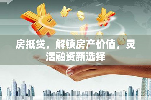 岱山房抵贷，解锁房产价值，灵活融资新选择