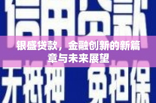 岱山银盛贷款，金融创新的新篇章与未来展望