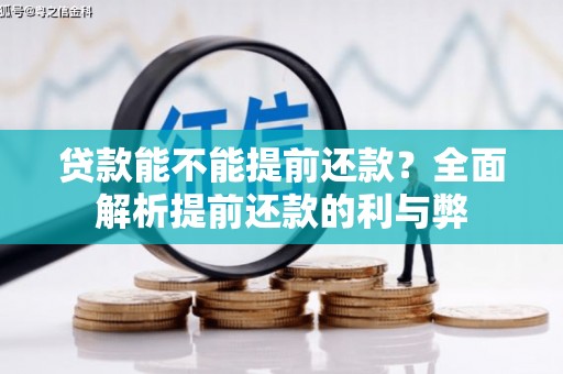 岱山贷款能不能提前还款？全面解析提前还款的利与弊