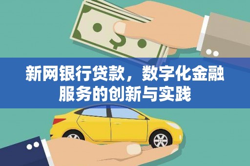 岱山新网银行贷款，数字化金融服务的创新与实践
