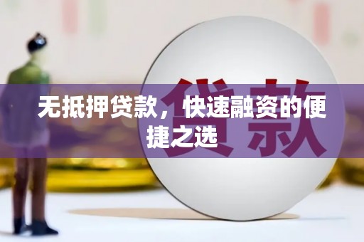 岱山无抵押贷款，快速融资的便捷之选