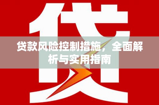 岱山贷款风险控制措施，全面解析与实用指南