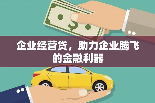 岱山企业经营贷，助力企业腾飞的金融利器