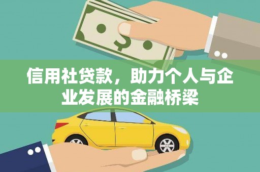 岱山信用社贷款，助力个人与企业发展的金融桥梁