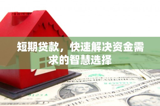 岱山短期贷款，快速解决资金需求的智慧选择