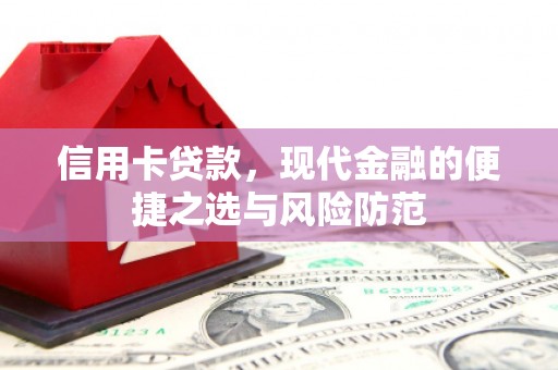 岱山信用卡贷款，现代金融的便捷之选与风险防范