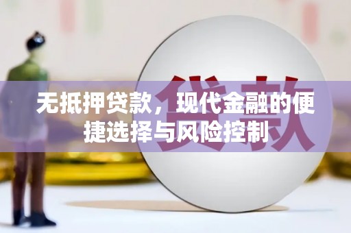 岱山无抵押贷款，现代金融的便捷选择与风险控制