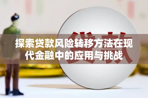 岱山探索贷款风险转移方法在现代金融中的应用与挑战