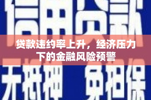 岱山贷款违约率上升，经济压力下的金融风险预警
