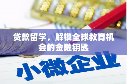 岱山贷款留学，解锁全球教育机会的金融钥匙