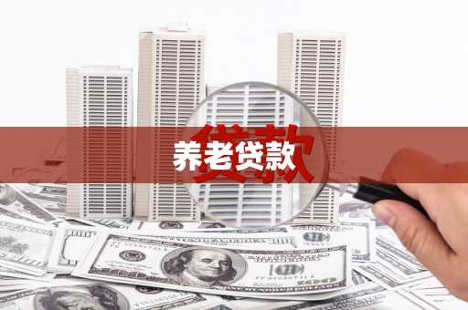 岱山养老贷款