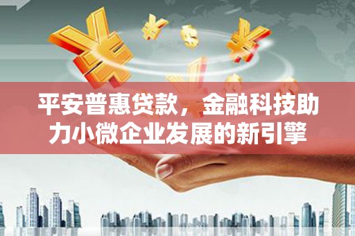岱山平安普惠贷款，金融科技助力小微企业发展的新引擎