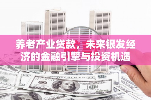 岱山养老产业贷款，未来银发经济的金融引擎与投资机遇