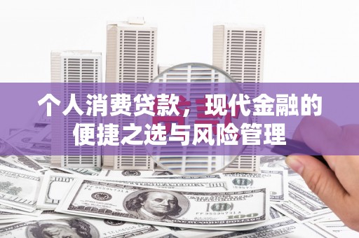 岱山个人消费贷款，现代金融的便捷之选与风险管理
