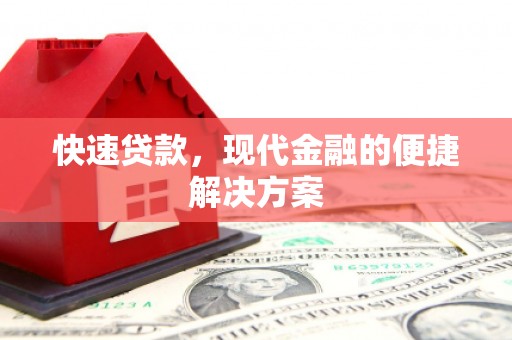 岱山快速贷款，现代金融的便捷解决方案