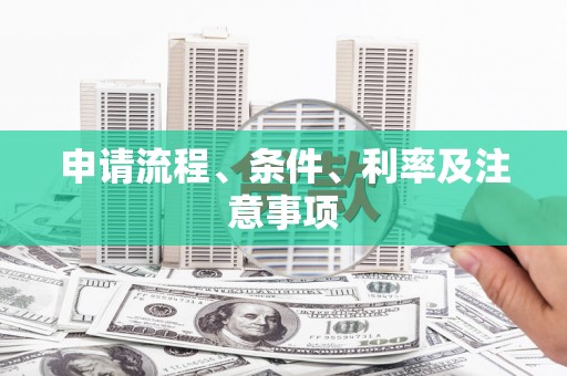 岱山申请流程、条件、利率及注意事项