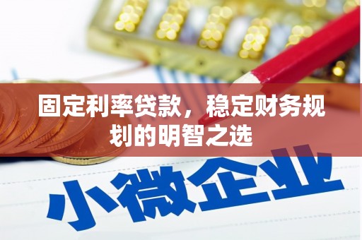 岱山固定利率贷款，稳定财务规划的明智之选