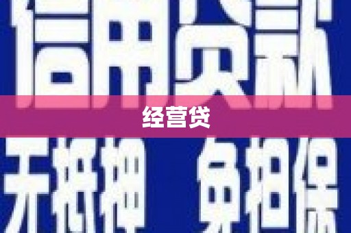 岱山经营贷