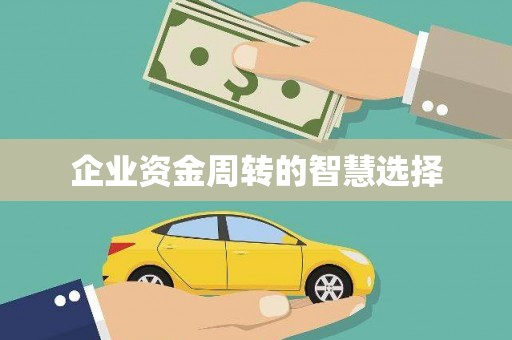 岱山企业资金周转的智慧选择