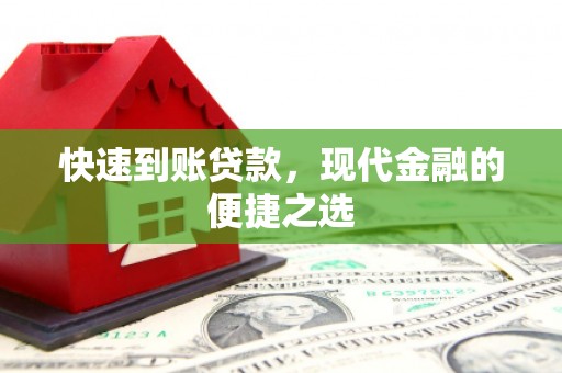岱山快速到账贷款，现代金融的便捷之选