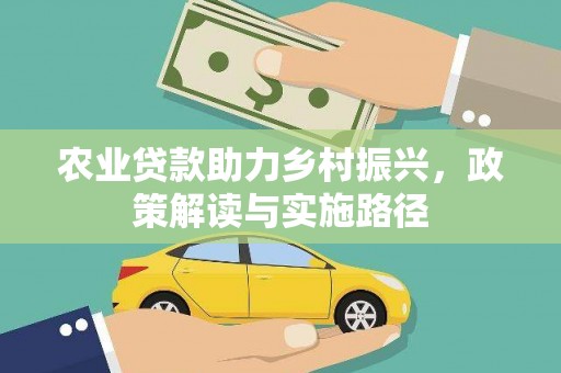 岱山农业贷款助力乡村振兴，政策解读与实施路径