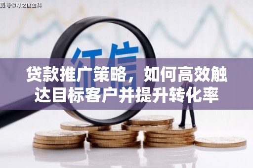 岱山贷款推广策略，如何高效触达目标客户并提升转化率