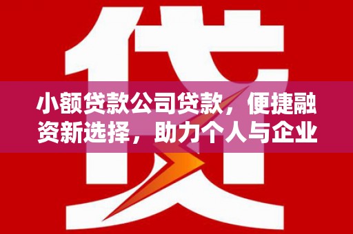 岱山小额贷款公司贷款，便捷融资新选择，助力个人与企业成长