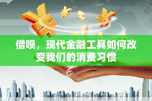 岱山借呗，现代金融工具如何改变我们的消费习惯