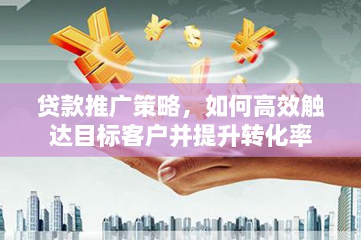 岱山贷款推广策略，如何高效触达目标客户并提升转化率