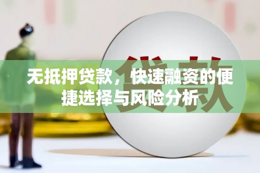 岱山无抵押贷款，快速融资的便捷选择与风险分析