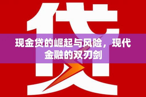 岱山现金贷的崛起与风险，现代金融的双刃剑