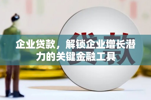 岱山企业贷款，解锁企业增长潜力的关键金融工具