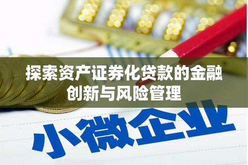 岱山探索资产证券化贷款的金融创新与风险管理