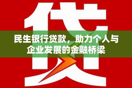 岱山民生银行贷款，助力个人与企业发展的金融桥梁