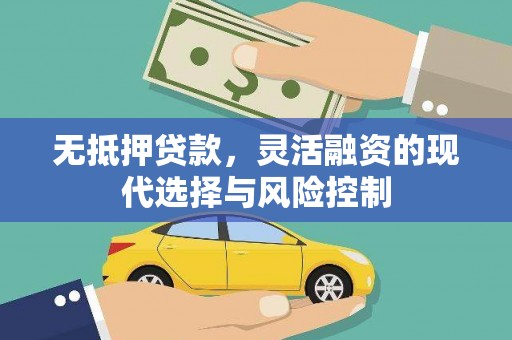 岱山无抵押贷款，灵活融资的现代选择与风险控制