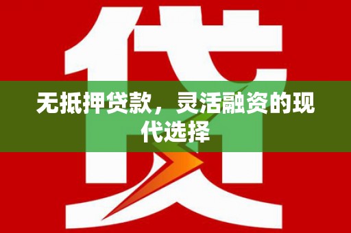 岱山无抵押贷款，灵活融资的现代选择