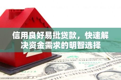 岱山信用良好易批贷款，快速解决资金需求的明智选择