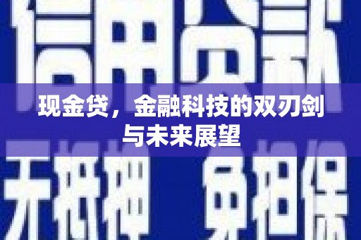 岱山现金贷，金融科技的双刃剑与未来展望