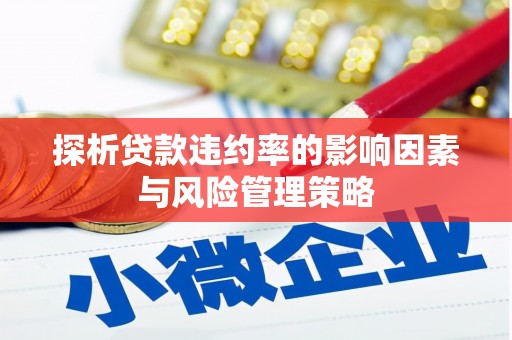 岱山探析贷款违约率的影响因素与风险管理策略