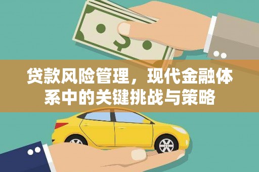 岱山贷款风险管理，现代金融体系中的关键挑战与策略