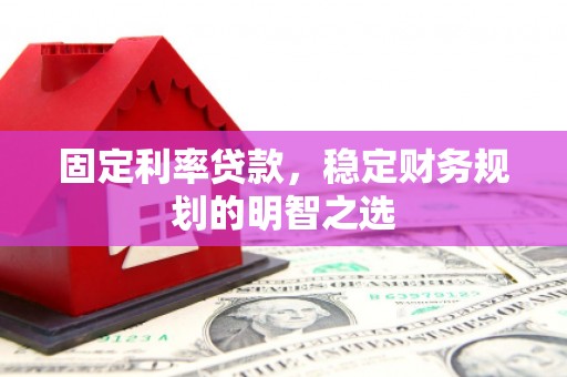 岱山固定利率贷款，稳定财务规划的明智之选