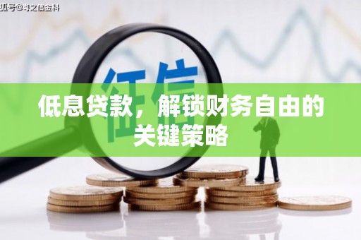 岱山低息贷款，解锁财务自由的关键策略