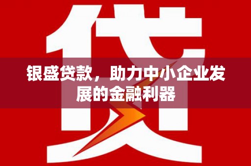 岱山银盛贷款，助力中小企业发展的金融利器