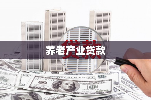 岱山养老产业贷款
