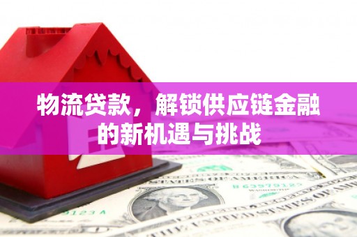 岱山物流贷款，解锁供应链金融的新机遇与挑战