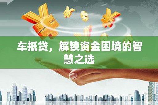 岱山车抵贷，解锁资金困境的智慧之选
