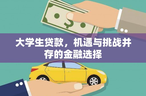 岱山大学生贷款，机遇与挑战并存的金融选择