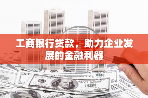 岱山工商银行贷款，助力企业发展的金融利器