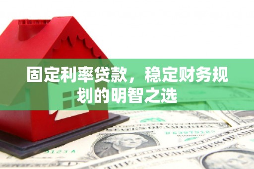 岱山固定利率贷款，稳定财务规划的明智之选