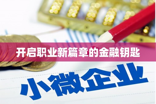 岱山开启职业新篇章的金融钥匙